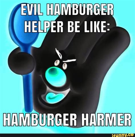 evil hamburger helper hand